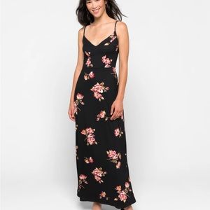 Nine Britton Willow Brushed Maxi Dress Black XXL NWT